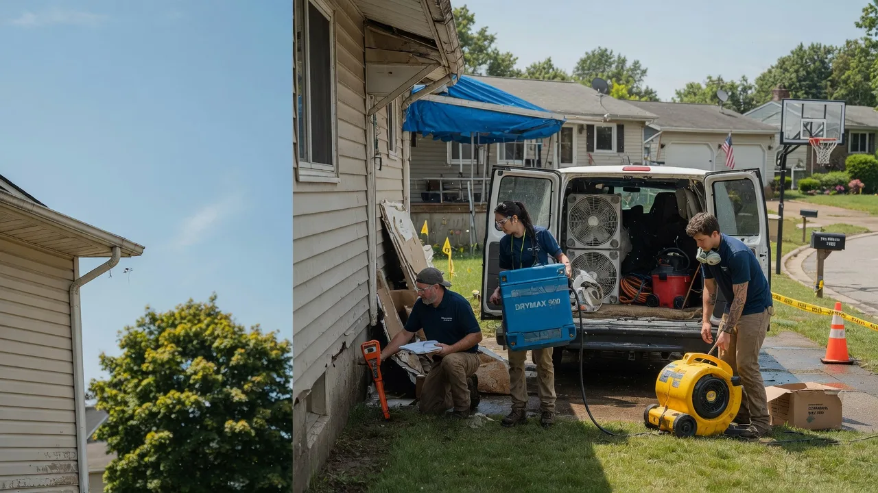 Ceiling Leak Cleanup in Arkdale, WI near me