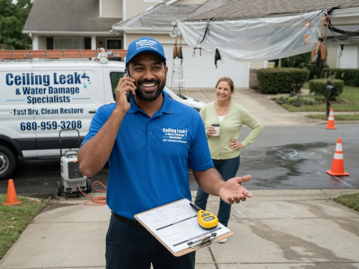 Ceiling Leak Cleanup Arkdale, WI FAQs